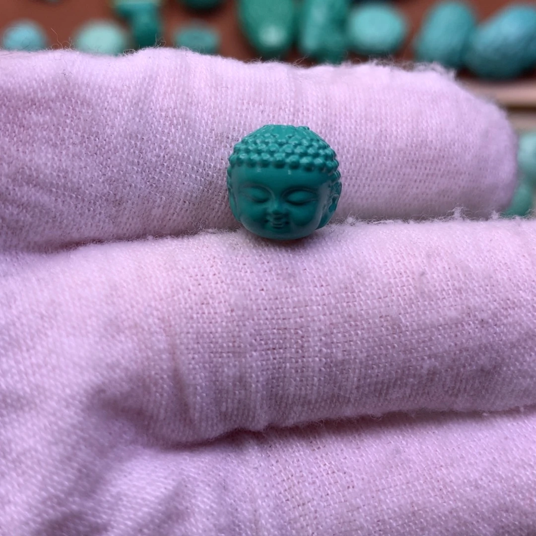 原生态散珠配珠宝宝佛头卡11