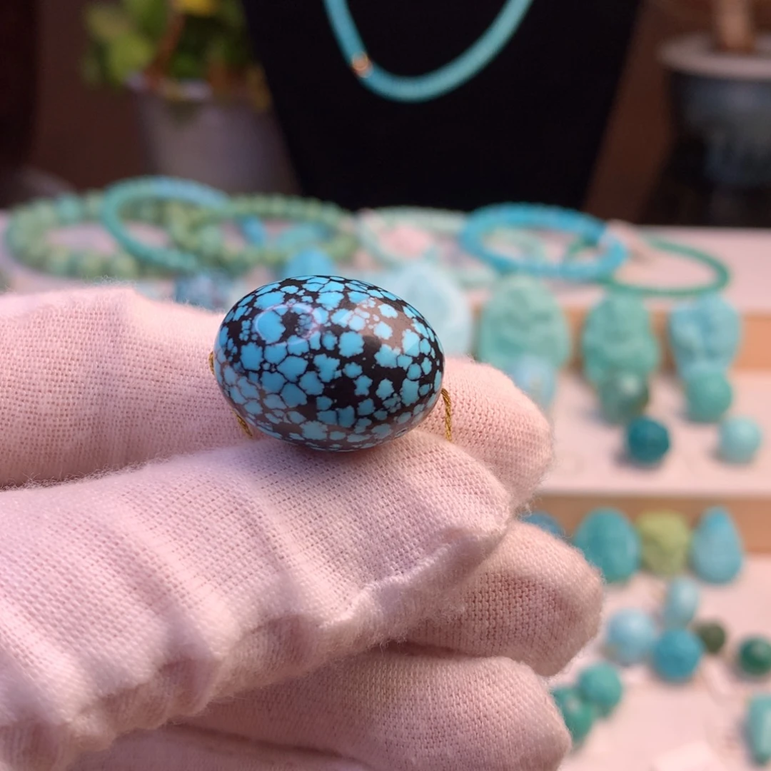 绿松石珠宝奇石未镶嵌