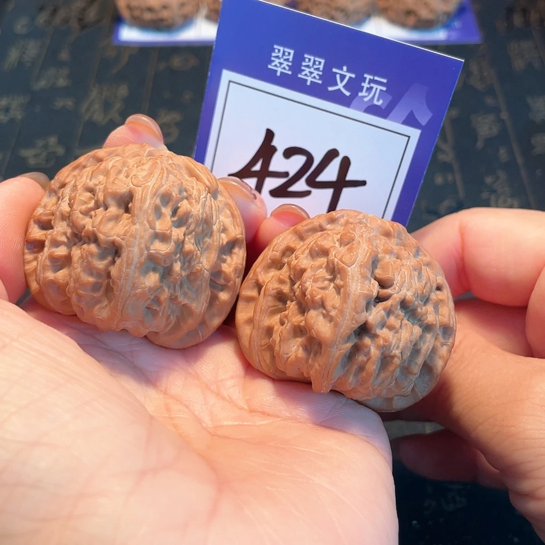 把件桃核424号全品白狮子4.4