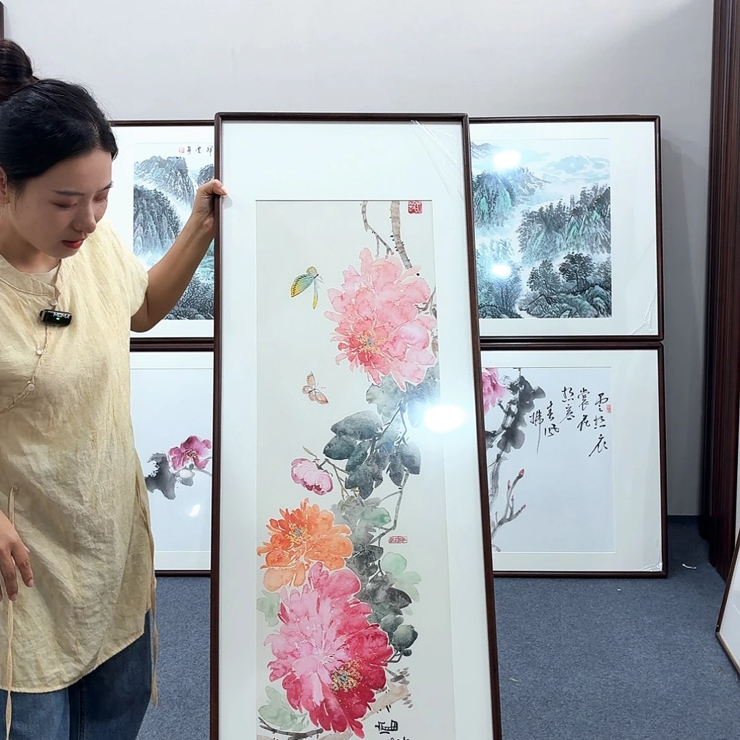 国画手绘作品160×45尺寸