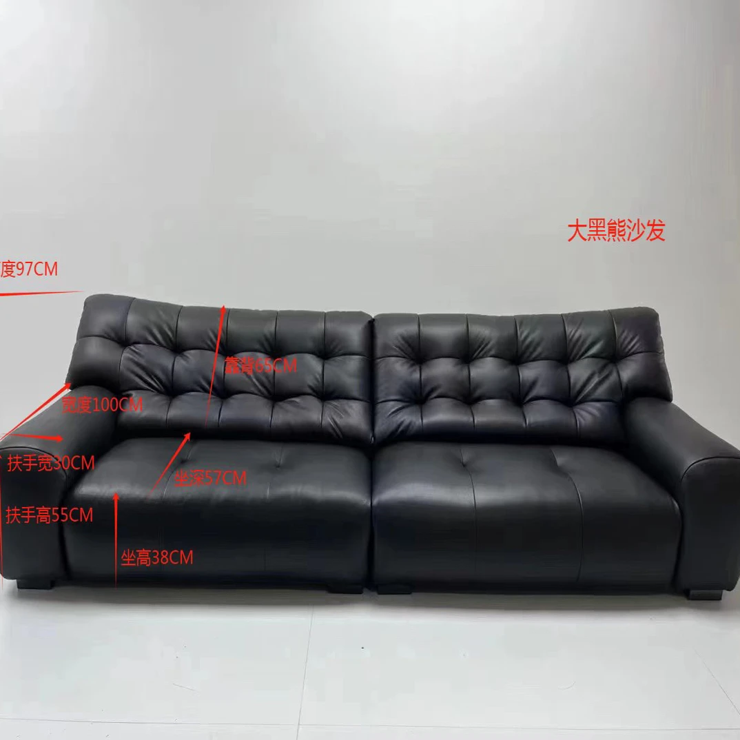 意卡森2025大黑熊意式头层牛皮