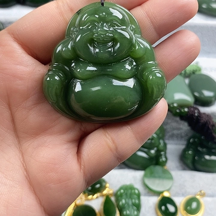 和田玉（碧玉）未镶嵌颈饰46