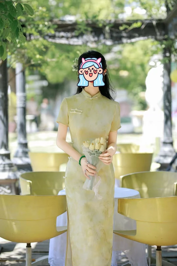 旗袍女气质日常2025