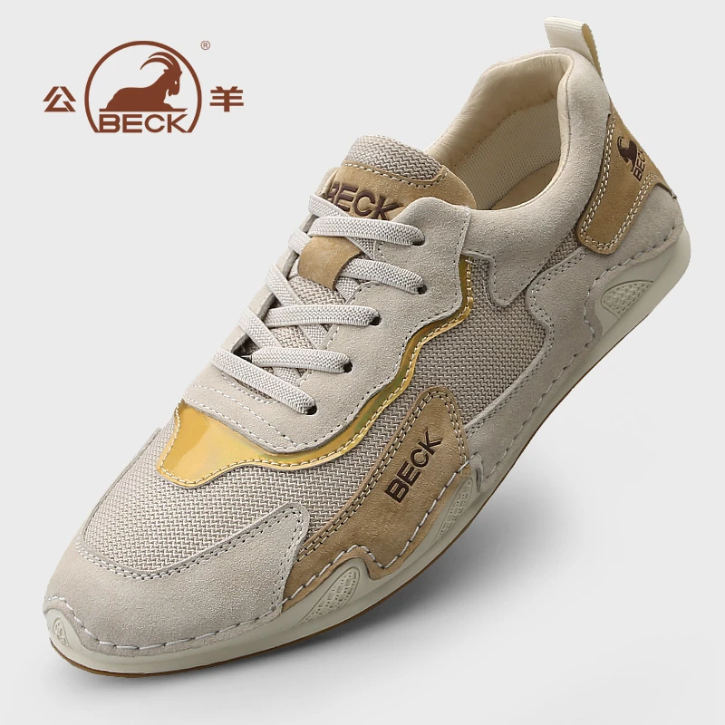 公羊男鞋春夏款2025新款夏季透气薄款运动休闲鞋男士网面男款鞋子