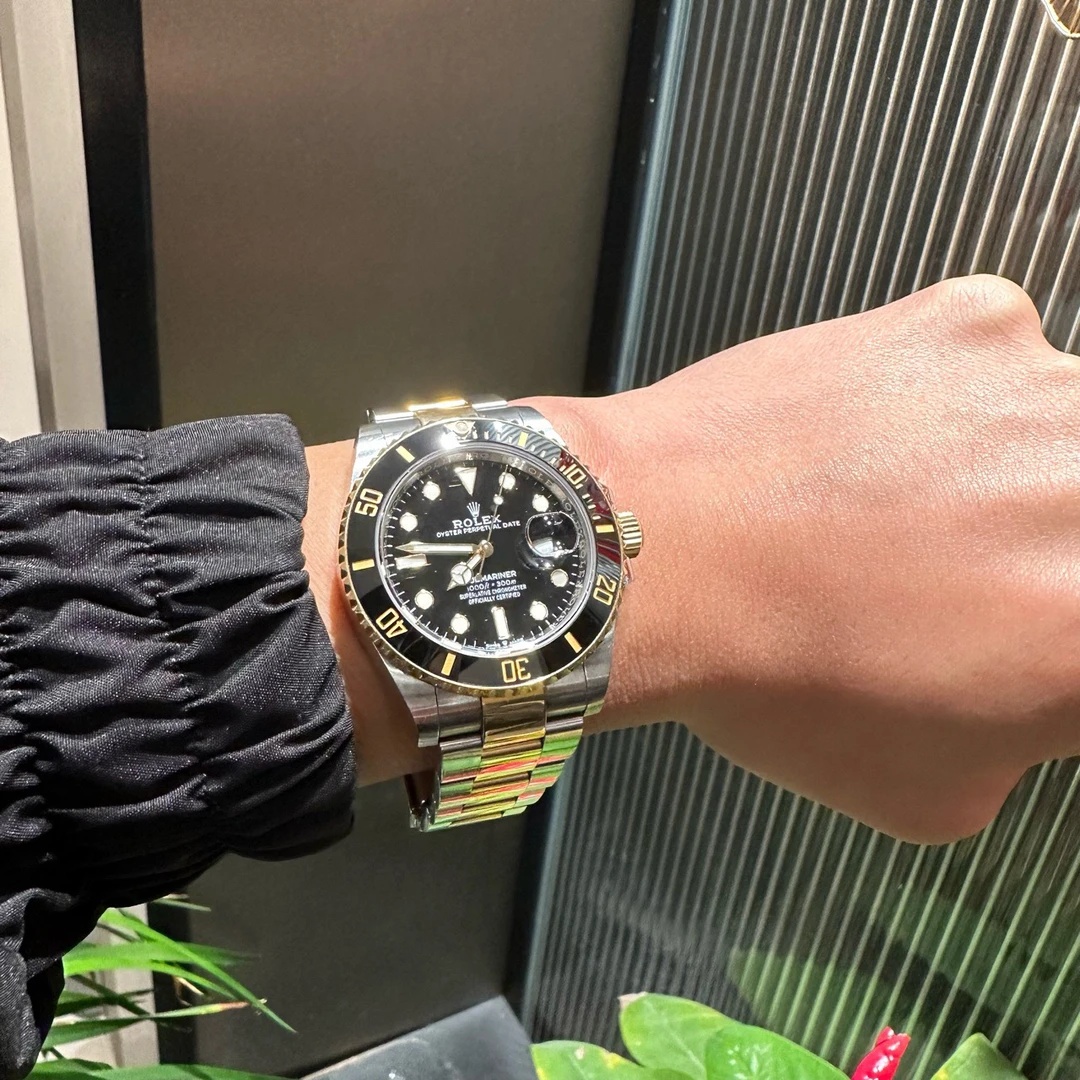 99新 Rolex/劳力士 一表一友/126613/间金黑/22年全套