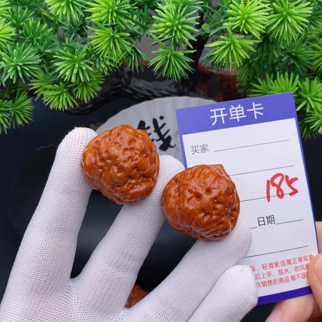 文玩核桃把件32古蟾185