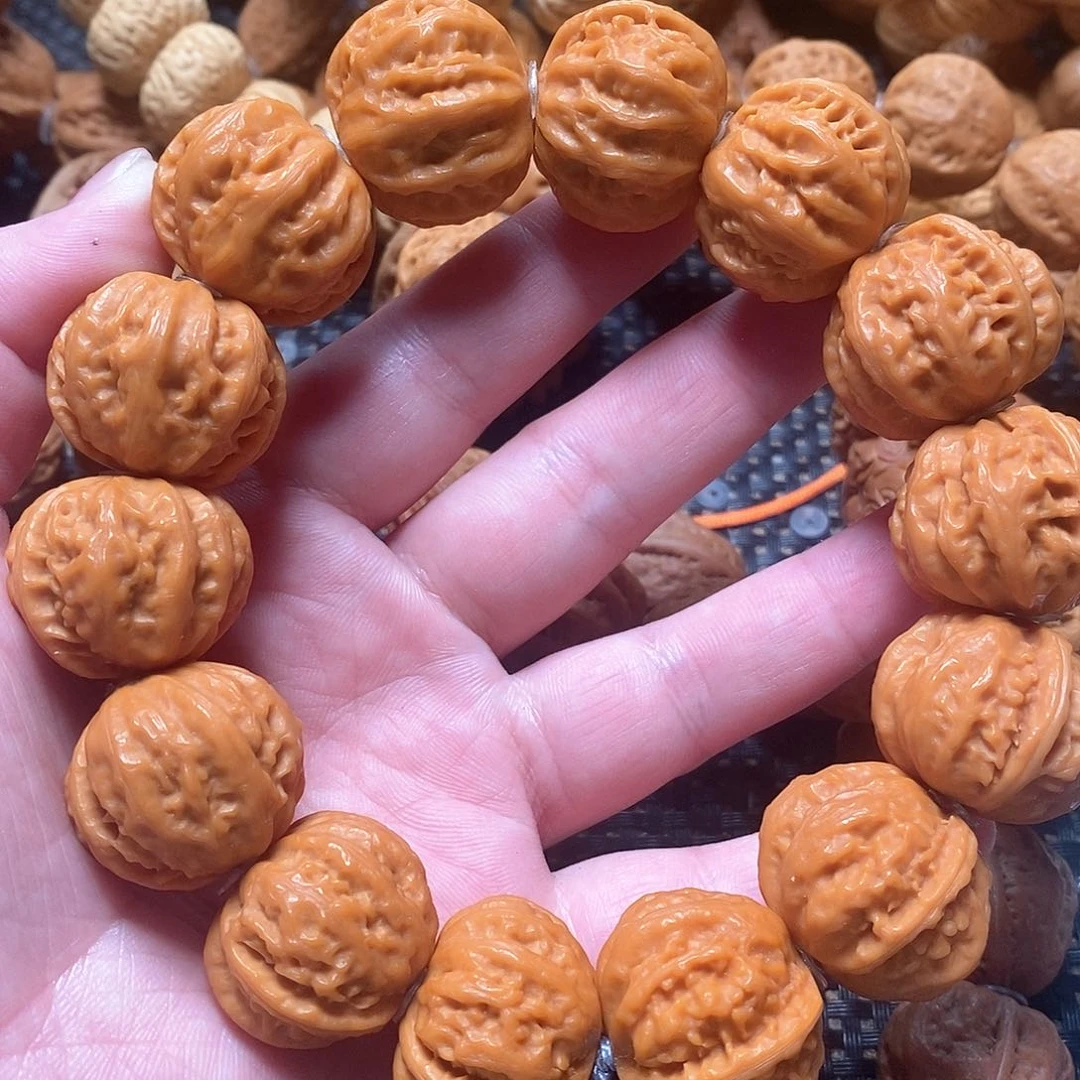 文玩核桃手串磨盘粗筋