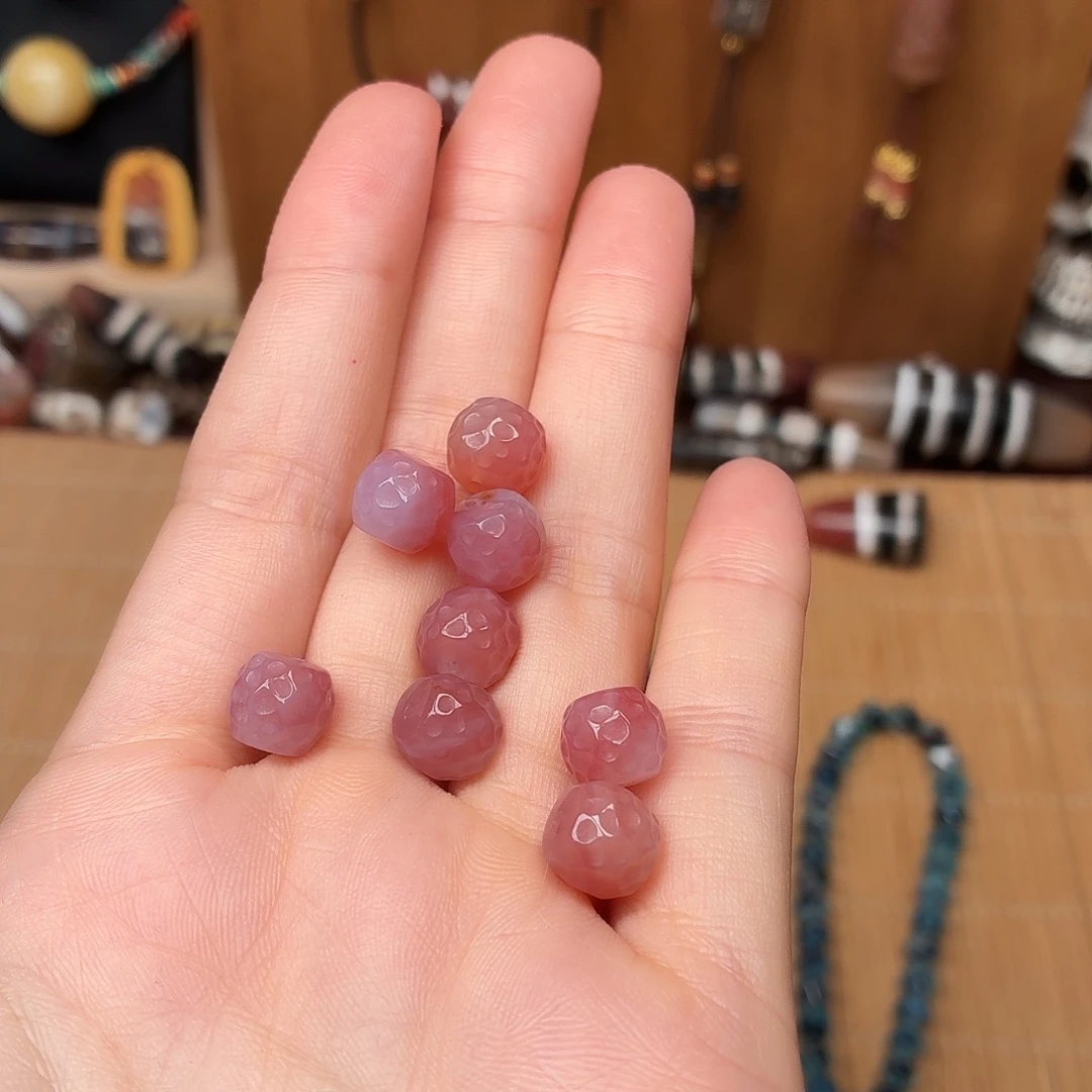 玛瑙/玉髓未镶嵌配珠无限配珠（一对)