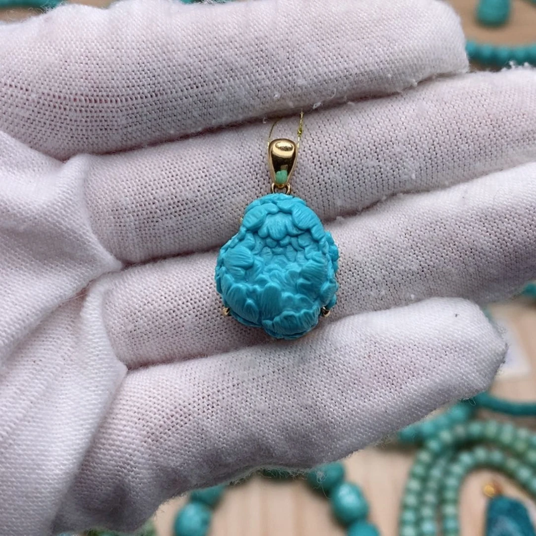 绿松石珠宝奇石未镶嵌