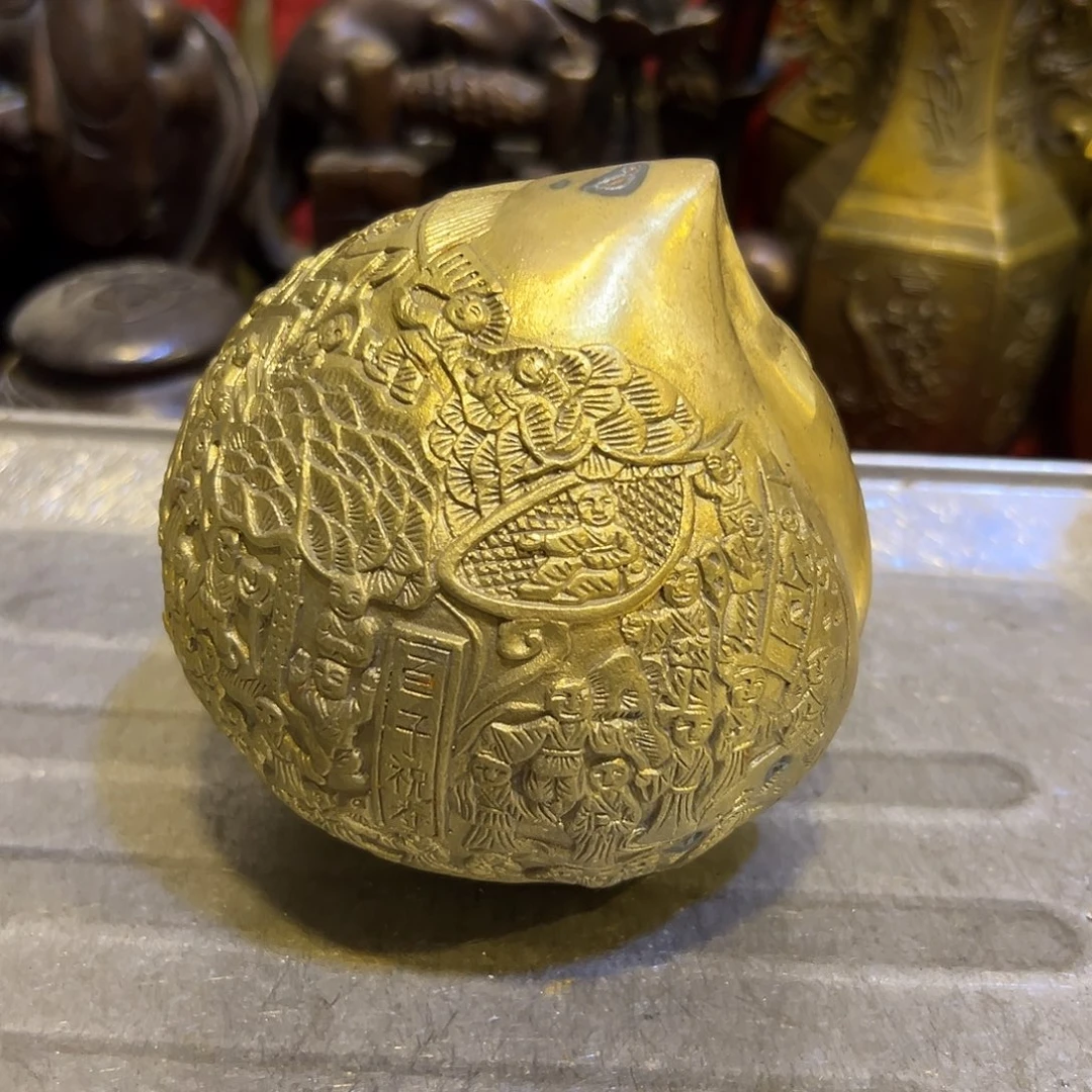 黄铜摆件，文房摆件工艺品