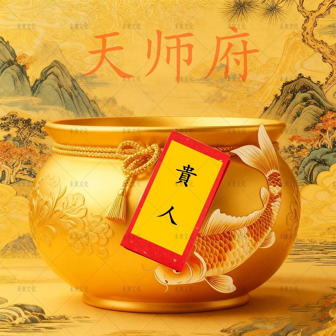 5号开運贵人【天师推荐】生肖龙虎山福贴挂饰