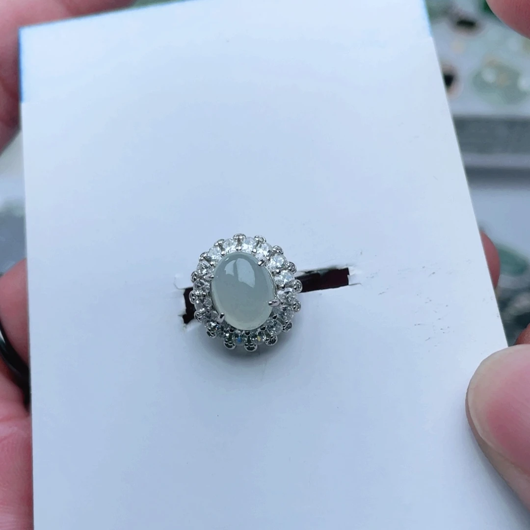 翡翠戒指未镶嵌戒指