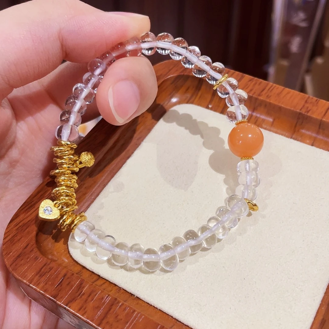 未镶嵌蜜蜡手链手串