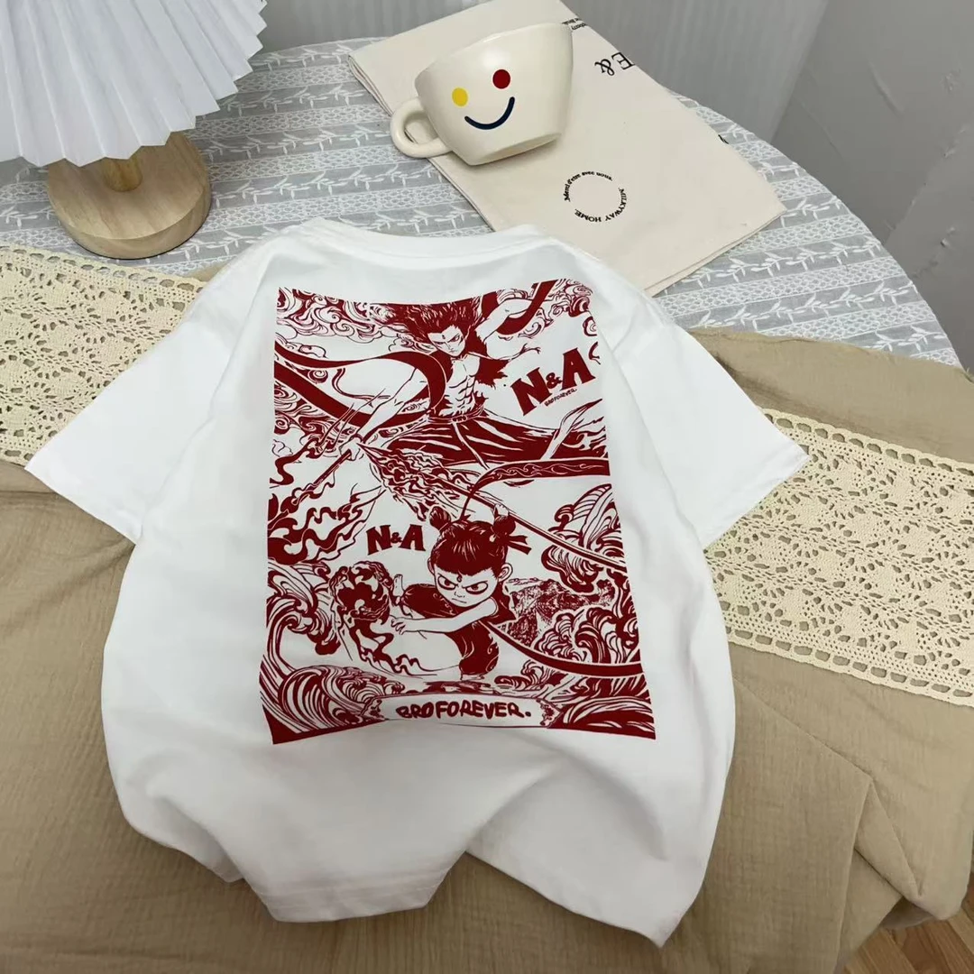 百百棉卡通印花儿童韩版T恤