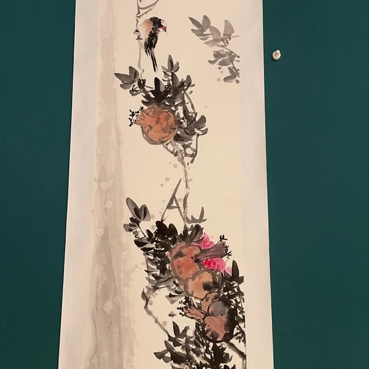 国画董老师画作画作