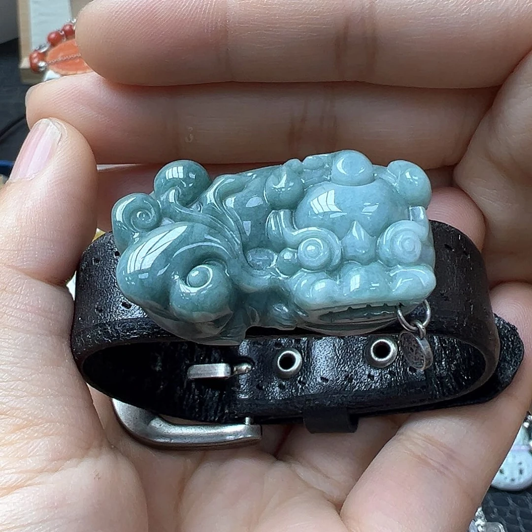 翡翠戒指未镶嵌炸