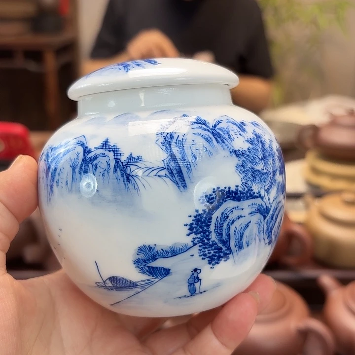 茶壶紫泥景德镇茶叶罐