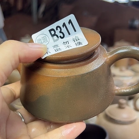 戬谷龙窑柴烧茶壶311
