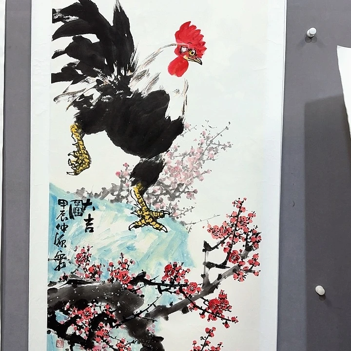 国画亲笔手绘放心去藏