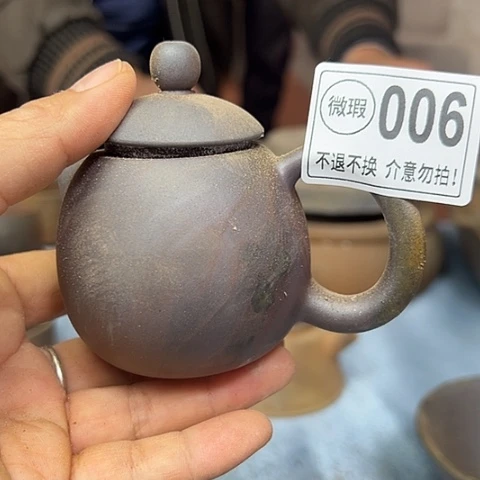 戬谷龙窑柴烧茶壶006