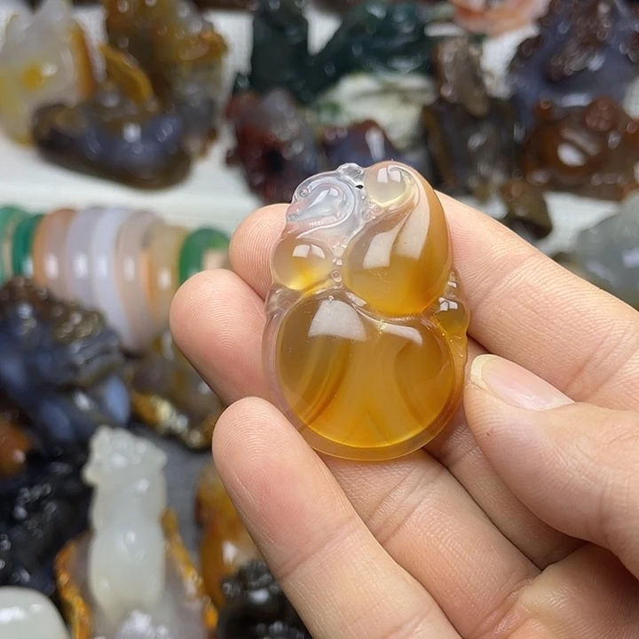 玛瑙/玉髓饰品 未镶嵌