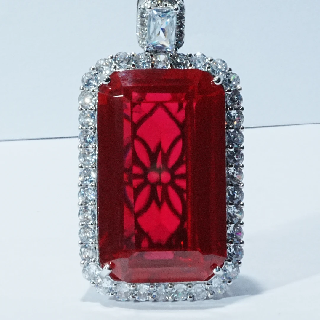 矿区高定【美吉豪】-典藏轻奢-红宝石-吊坠-A531