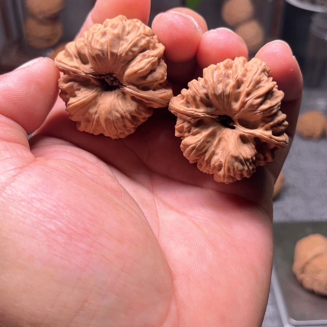 把件文玩核桃平谷凹底