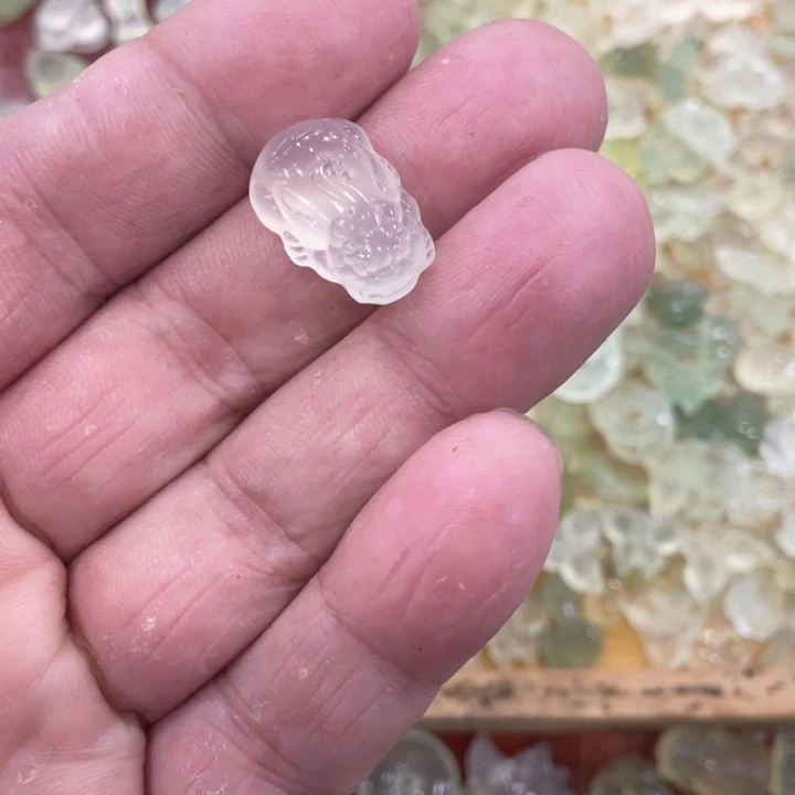 蛇纹石玉合金颈饰