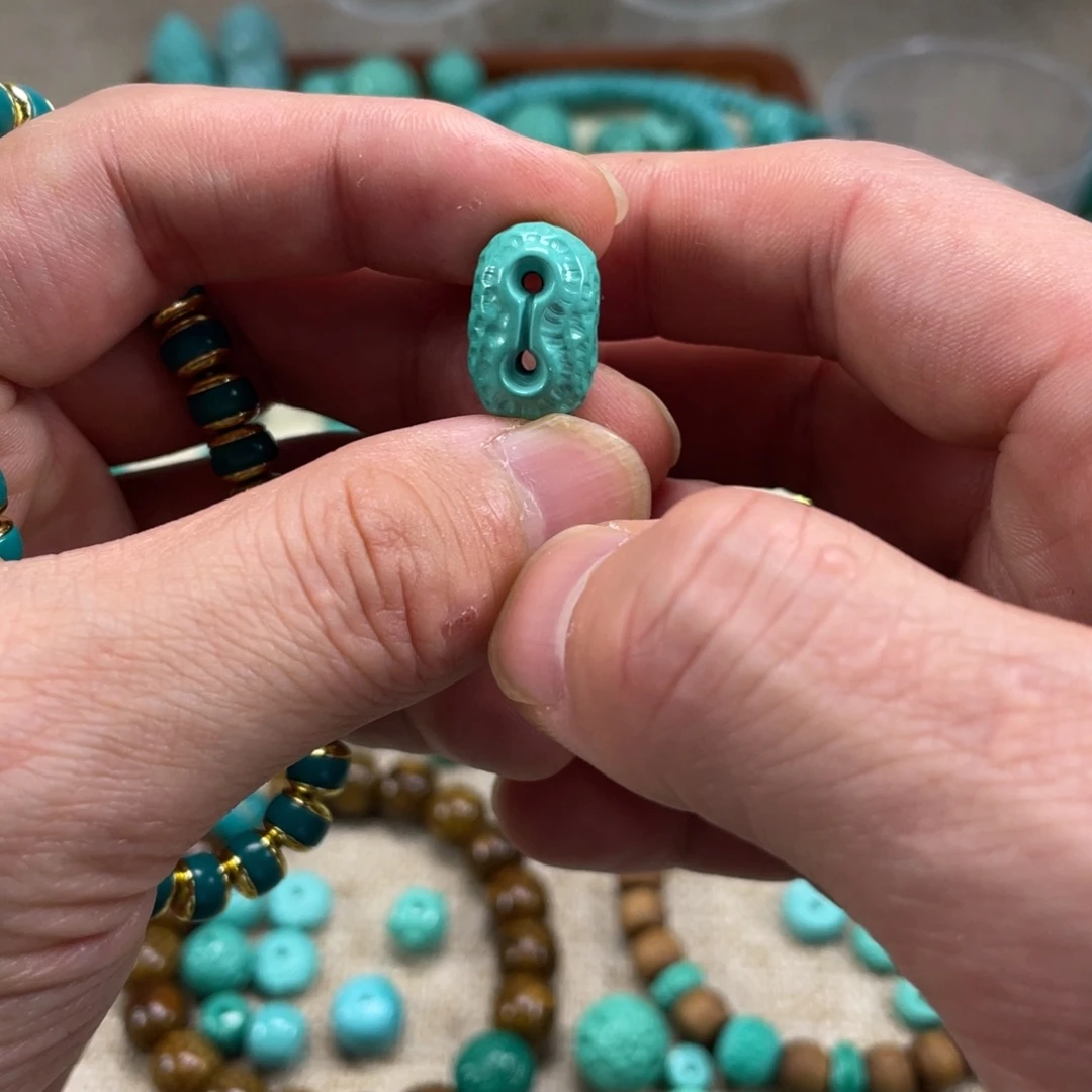 原生态湖北矿小配饰，直径12