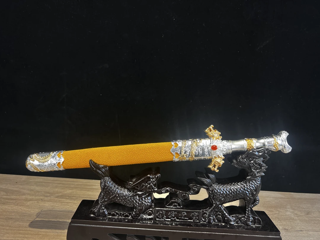 035鱼皮倚天剑-陨铁条子-未开刃