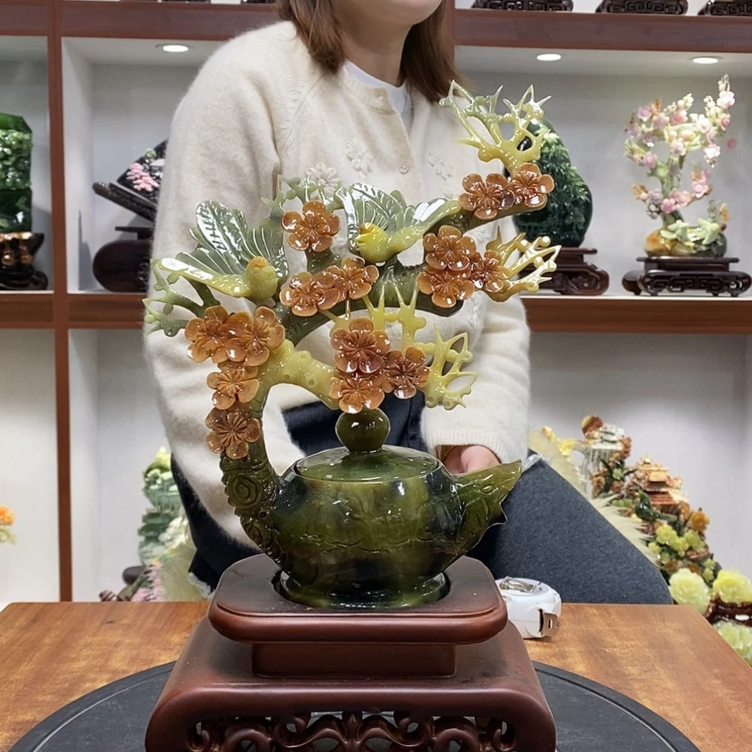 用***5玉山水摆件 玄关摆件