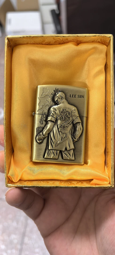 煤油打火机铜机盲僧 男士礼品送礼煤油防风打火机