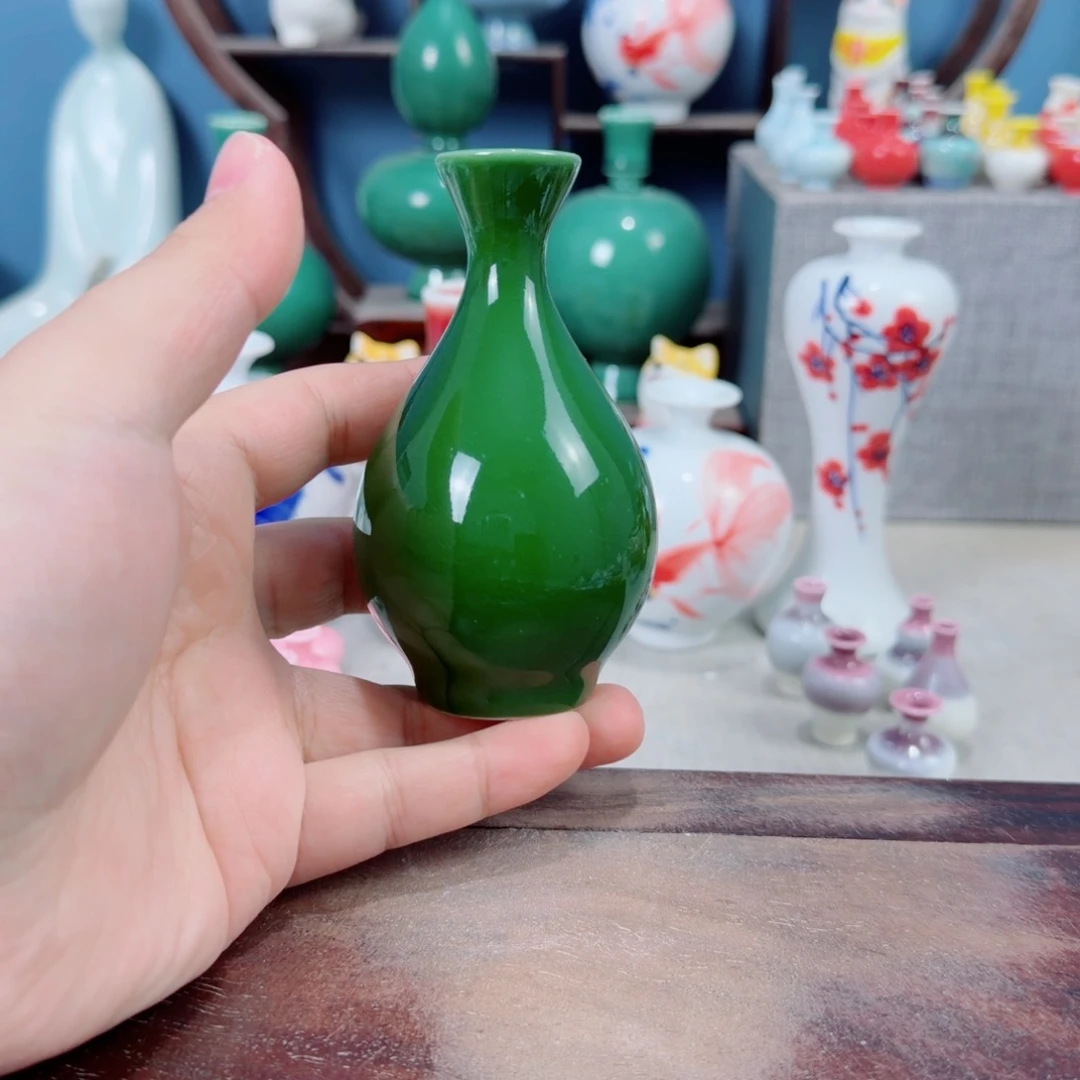 陶瓷手工小花器摆件