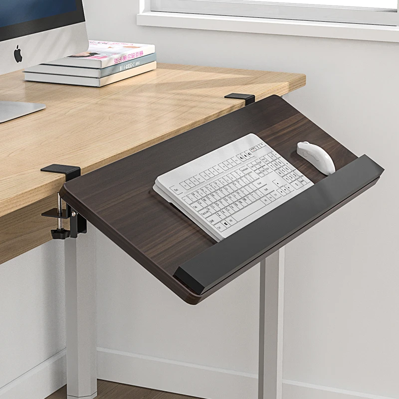 桌面延长板免打孔调节角度折叠桌子加宽加长延伸电脑托架键盘手托