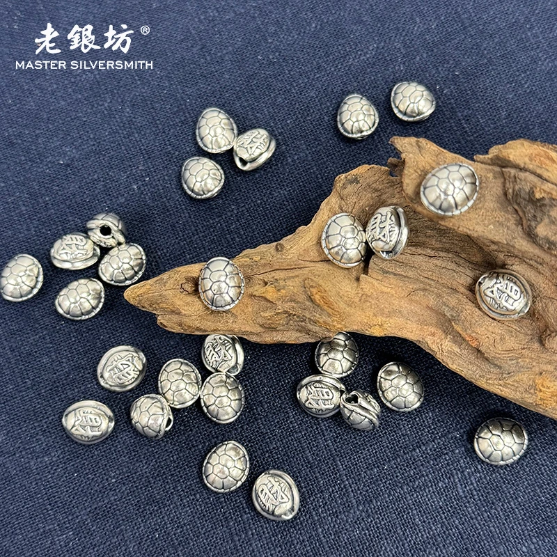 足银银制品 老银坊 足银999 2个*财富甲路路通 890262