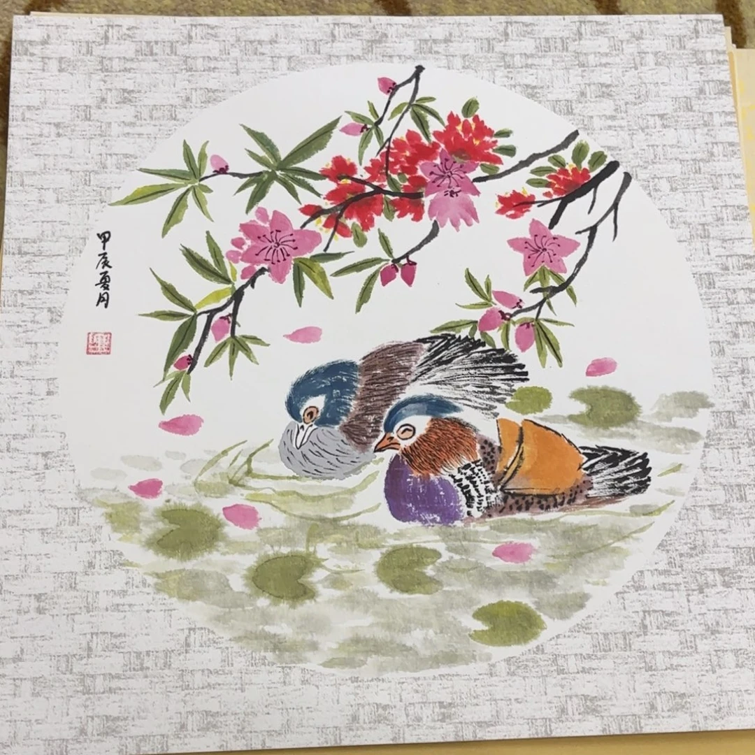 国画33-33卡纸作品艺