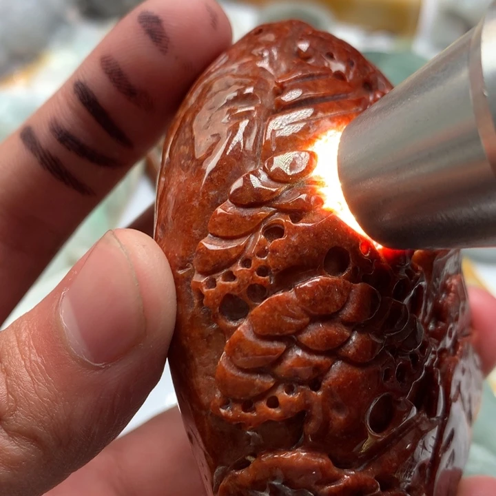 翡翠未镶嵌颈饰保真天然a货翡翠