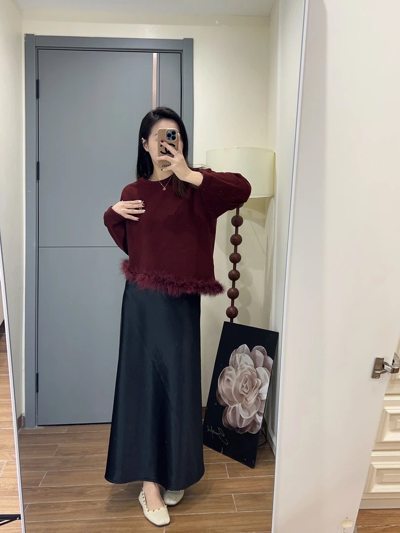 GRR【精致毛毛卫衣】加绒显瘦氛围感卫衣