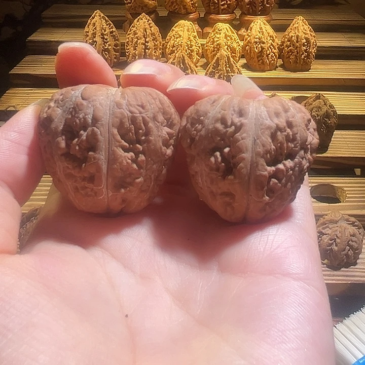 用***9吊坠文玩核桃平底