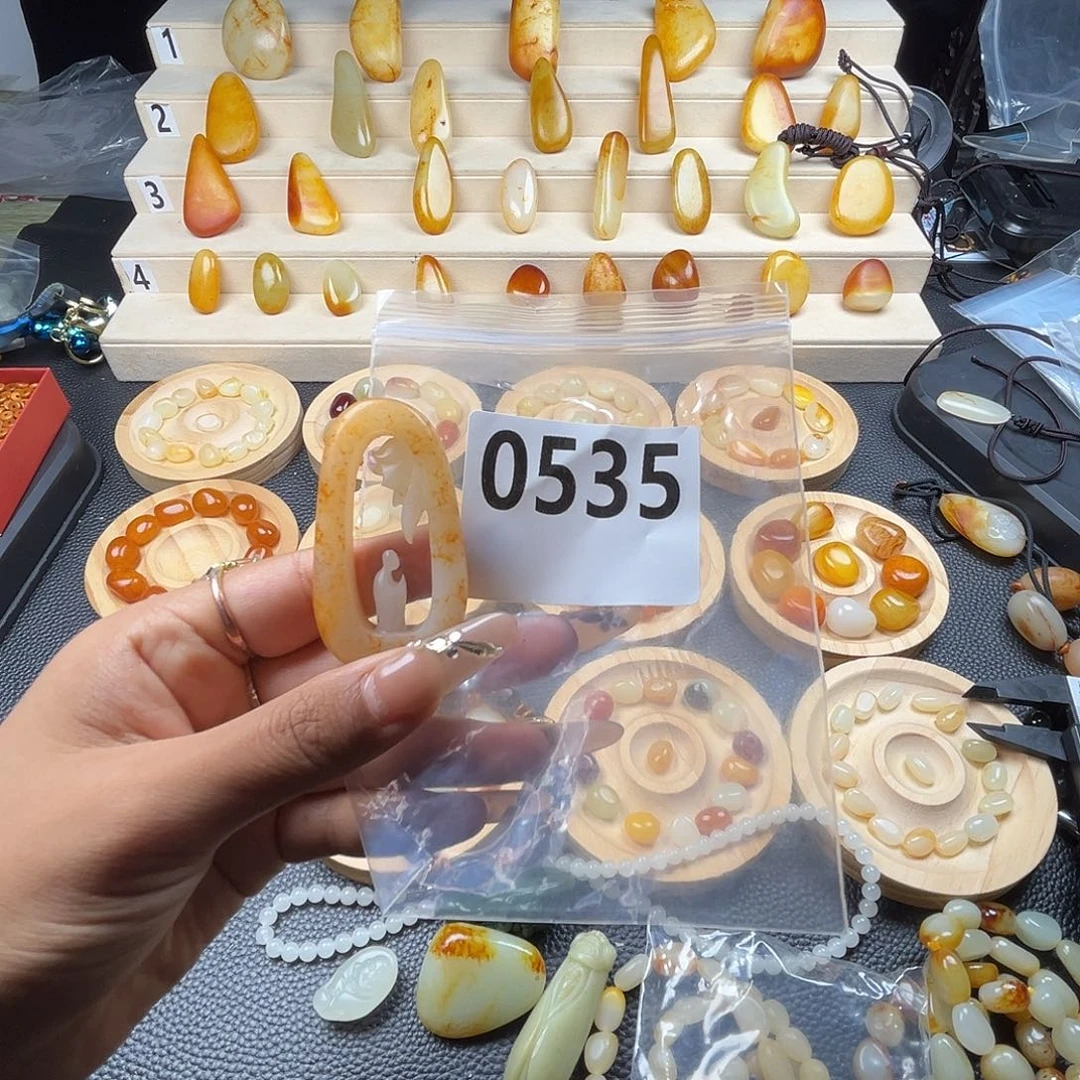 麵***語手串未镶嵌和田玉