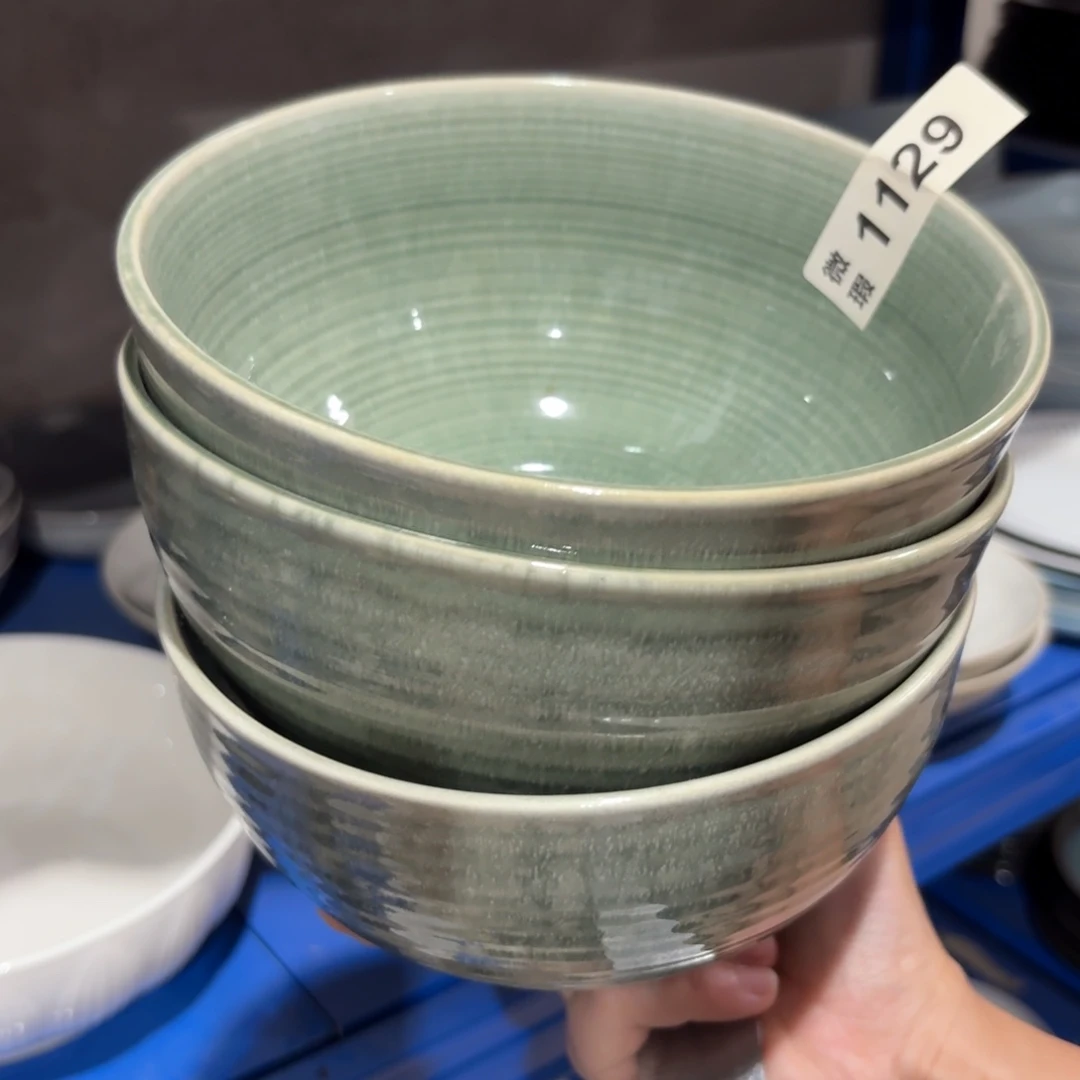 陶瓷1129 微瑕陶瓷餐具3个