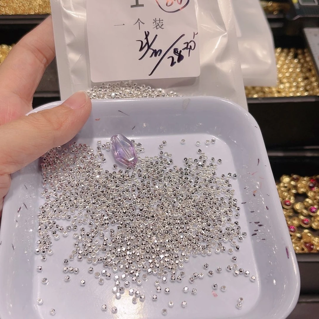 紫晶珠宝半成品银S925镶嵌1