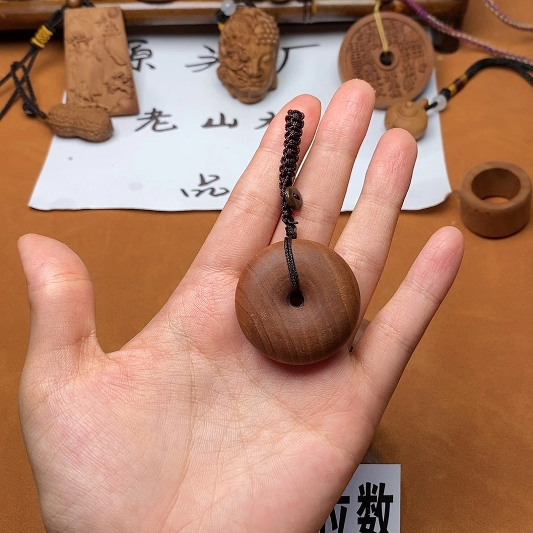 檀香木手串/手链平安扣（小）瑕疵