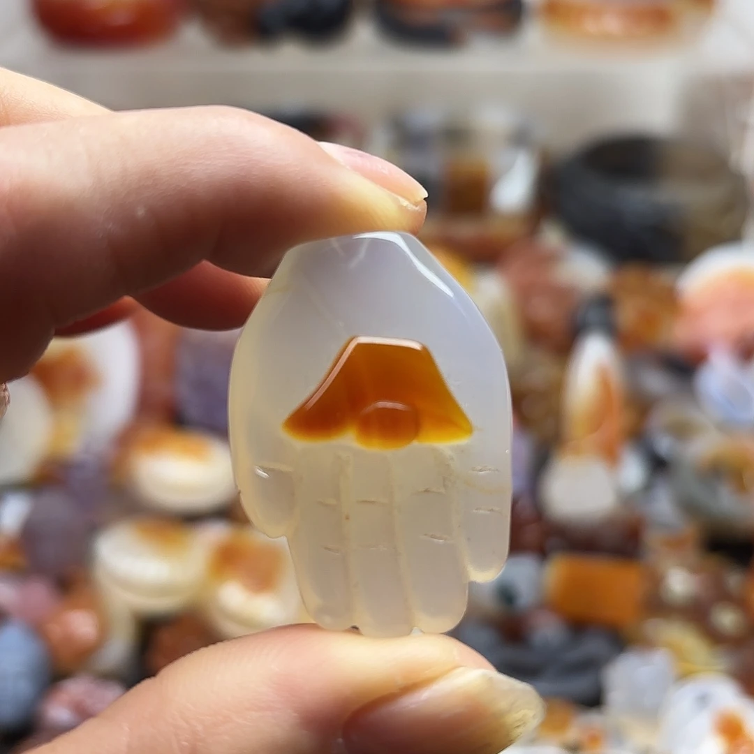 玛瑙/玉髓未镶嵌吊坠(不含链)