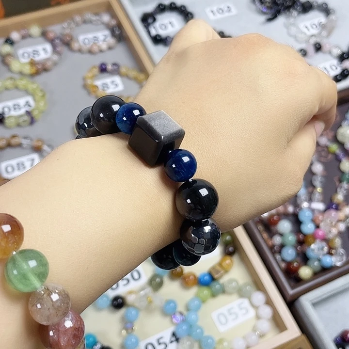 水晶手链银S925镶嵌