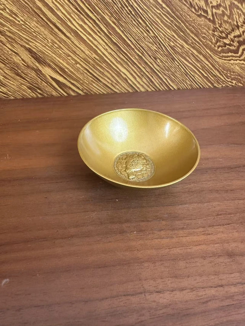 高品铜社摆件百福碗