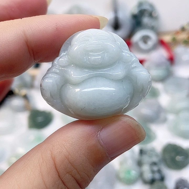 颈饰未镶嵌翡翠佛公