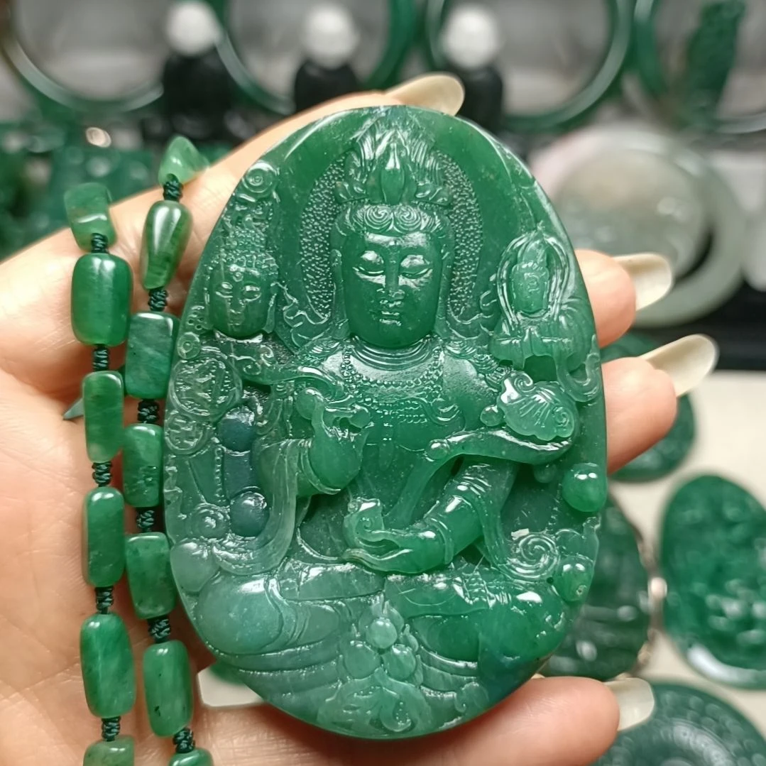 独山玉未镶嵌观音