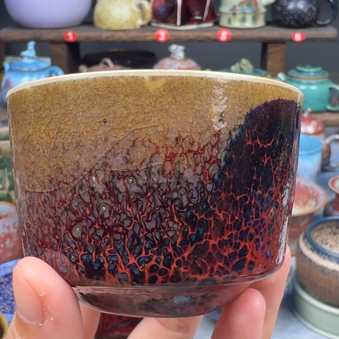 瓷片钧瓷单杯钧瓷单杯钧瓷单杯