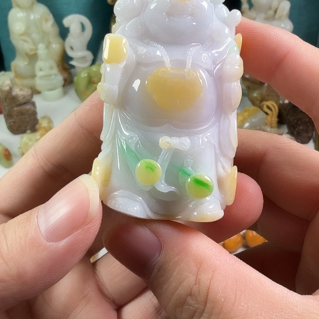 用***9和田玉（糖玉）未镶嵌挂件